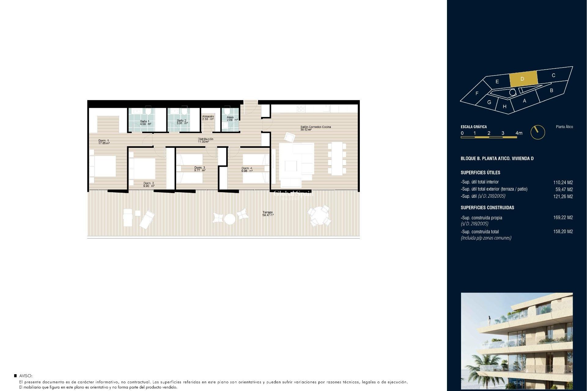Nouvelle construction - PENTHOUSE -
MANILVA - Castillo de la Duquesa