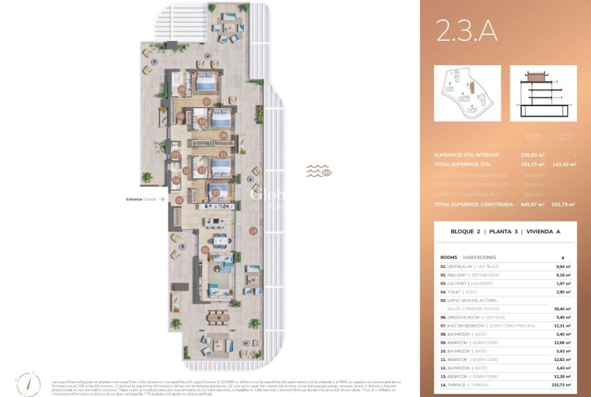Nouvelle construction - Penthouse -
Mijas - Cerrado del Aguila Golf and Resort