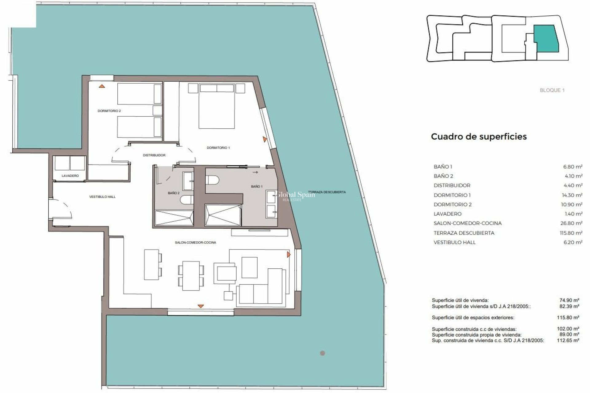 Nouvelle construction - PENTHOUSE -
MIJAS - La Cala