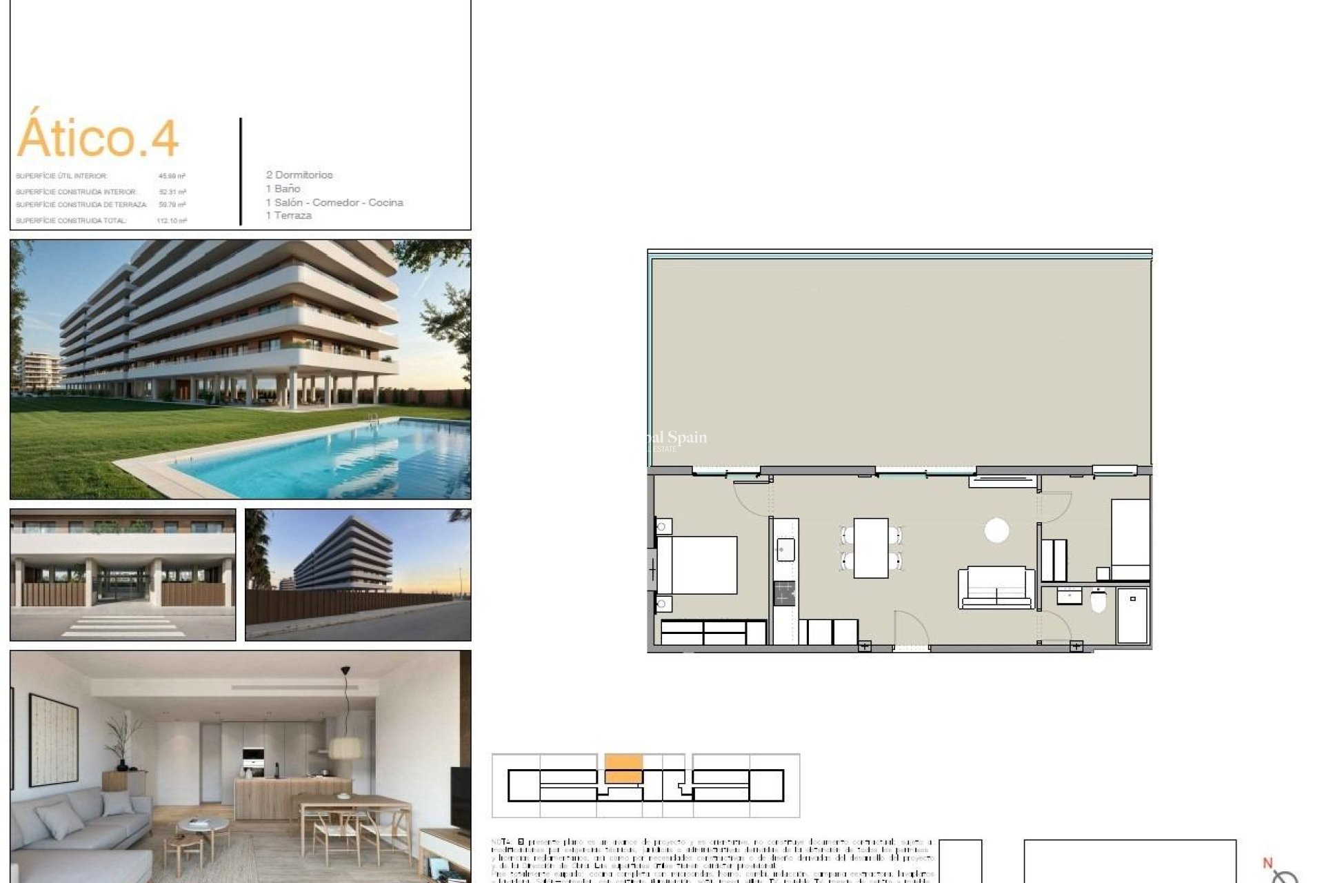 Nouvelle construction - PENTHOUSE -
MONCOFA - Playa de Moncofa