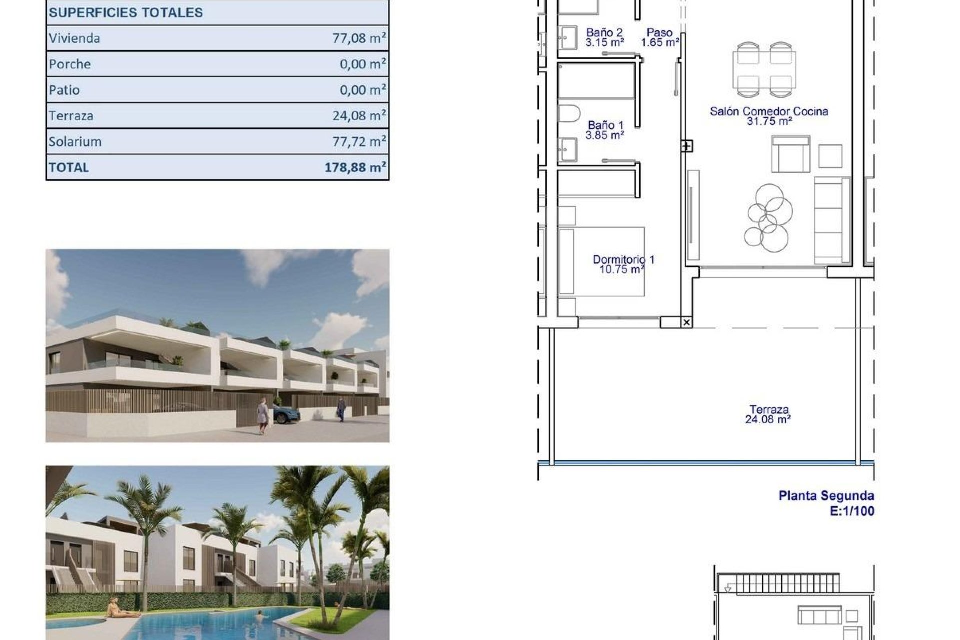 Nouvelle construction - PENTHOUSE -
PILAR DE LA HORADADA - pueblo