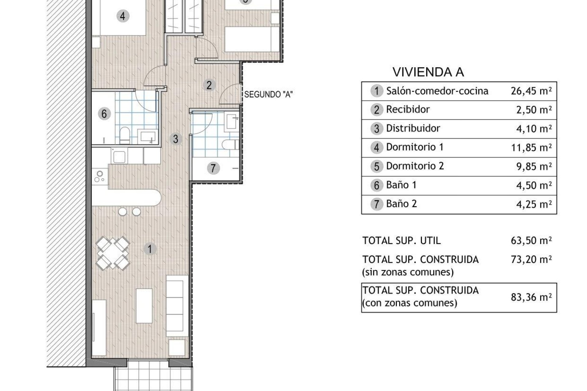 Nouvelle construction - PENTHOUSE -
PUERTO DE MAZARRÓN - Playa del Puerto