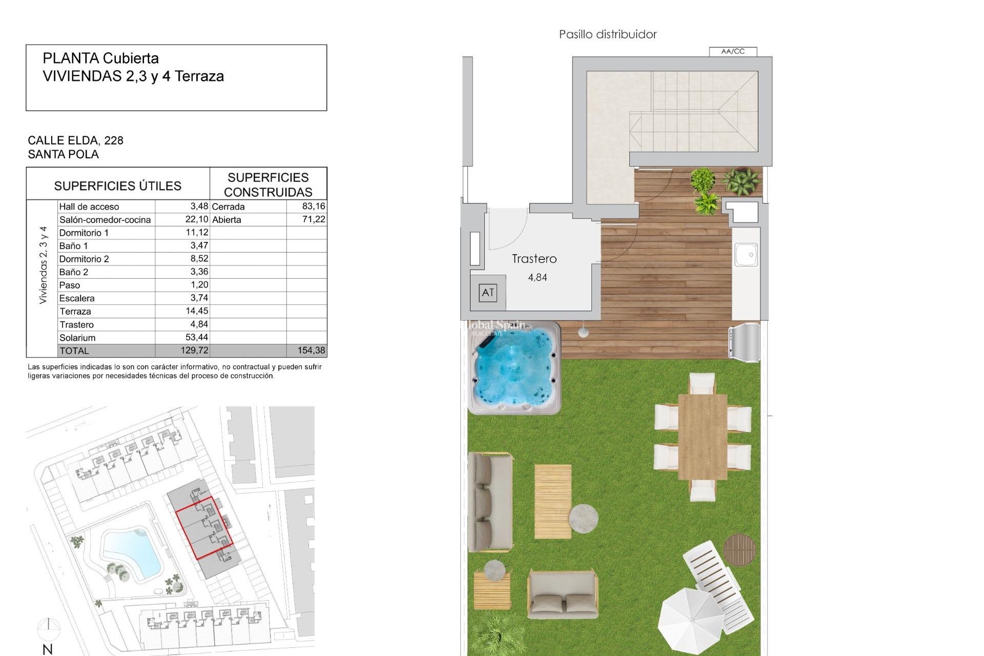 Nouvelle construction - PENTHOUSE -
SANTA POLA - Playa Tamarit