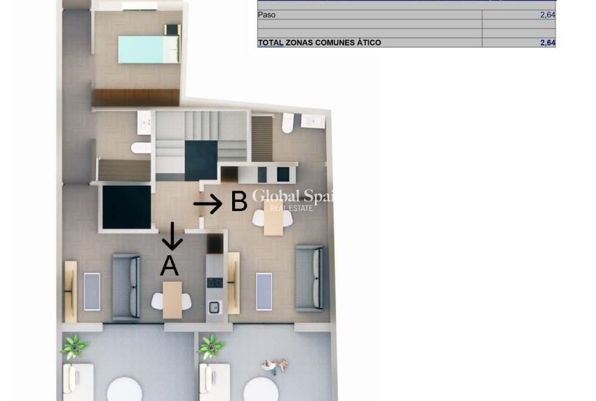 Nouvelle construction - PENTHOUSE -
TORREVIEJA - Center