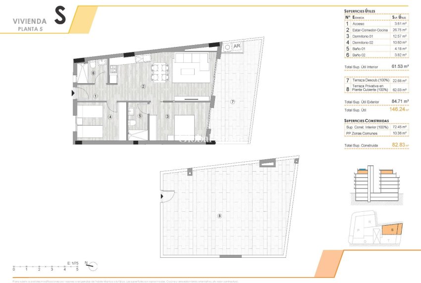 Nouvelle construction - PENTHOUSE -
TORREVIEJA - Center