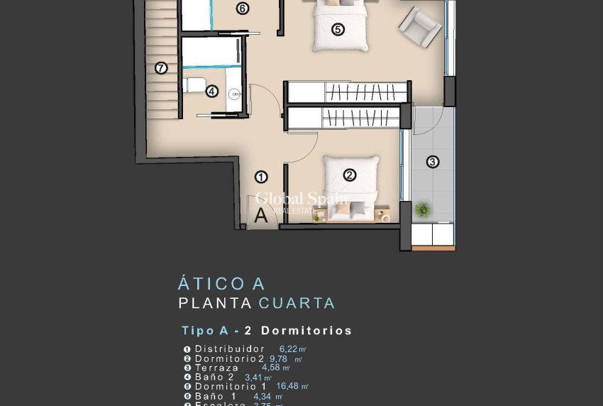 Nouvelle construction - PENTHOUSE -
TORREVIEJA - Center