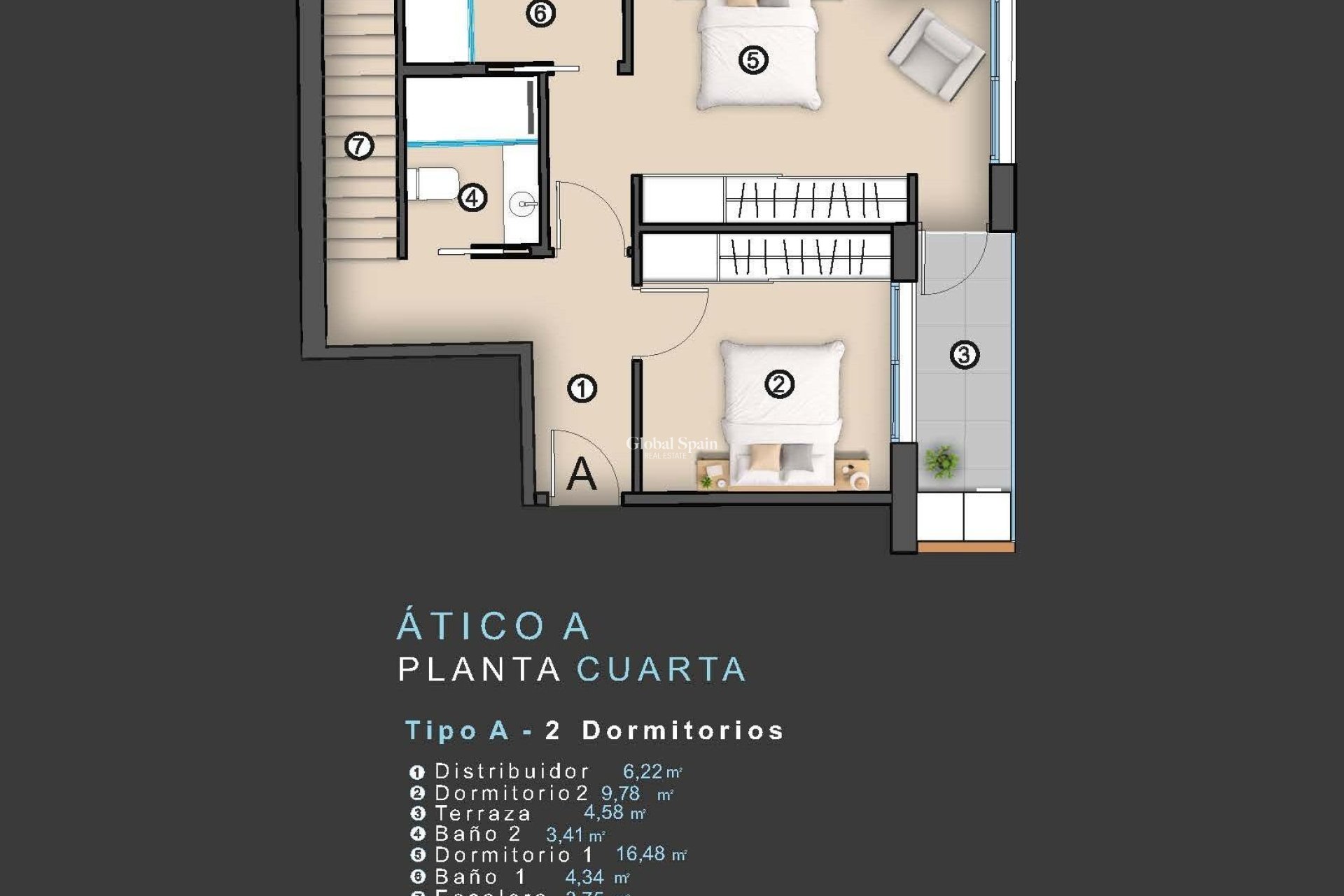 Nouvelle construction - PENTHOUSE -
TORREVIEJA - Center