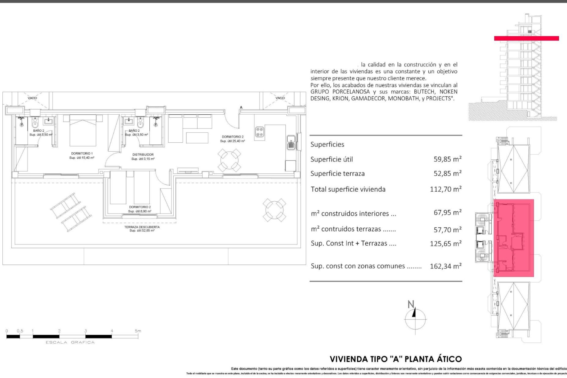 Nouvelle construction - PENTHOUSE -
VILLAJOYOSA - Cala de Finestrat