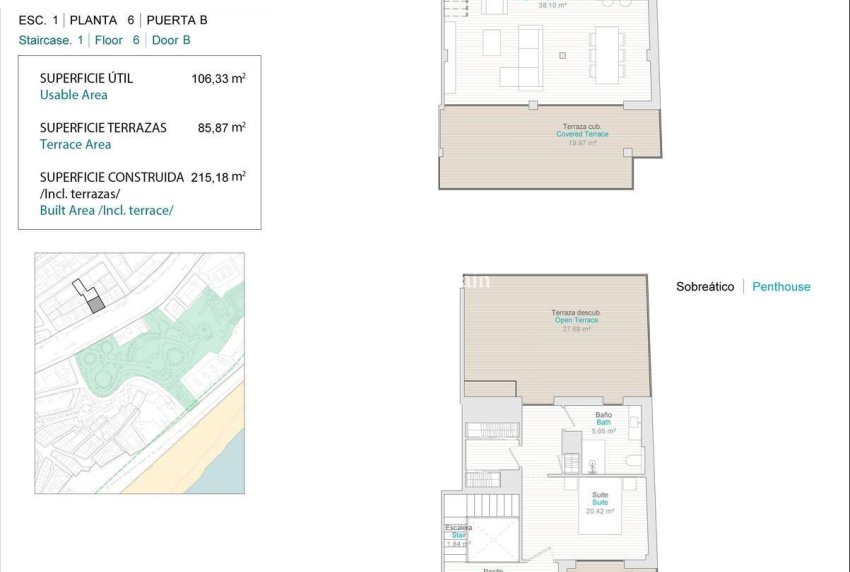Nouvelle construction - PENTHOUSE -
VILLAJOYOSA - Pueblo