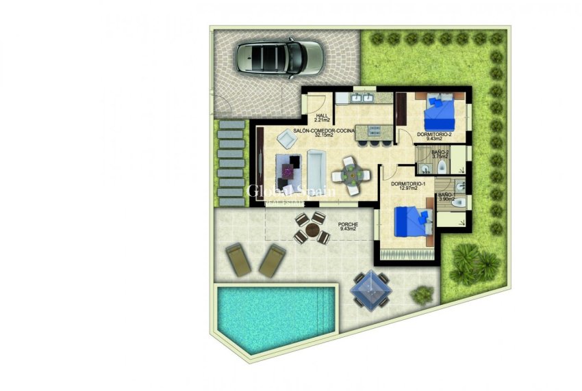 Nouvelle construction - VILLA -
BENIJÓFAR - Polideportivo