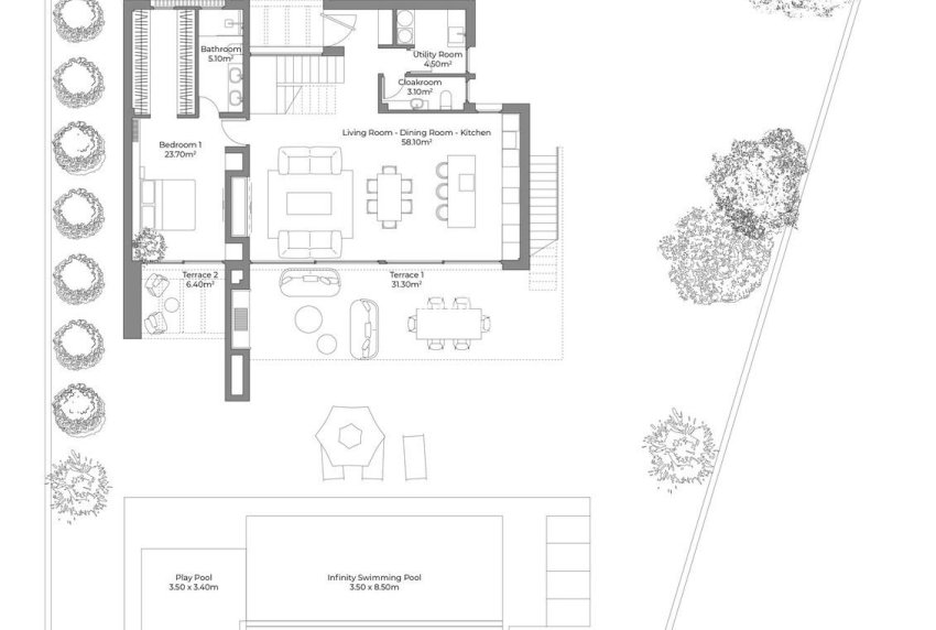 Nouvelle construction - VILLA -
CUEVAS DEL ALMANZORA - Desert Springs Golf Club