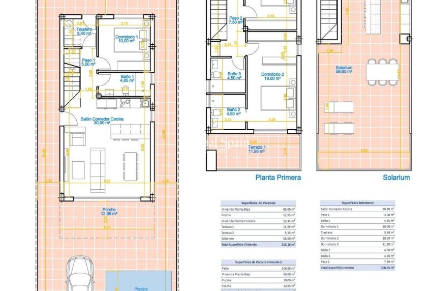 Nouvelle construction - VILLA -
PILAR DE LA HORADADA - pueblo