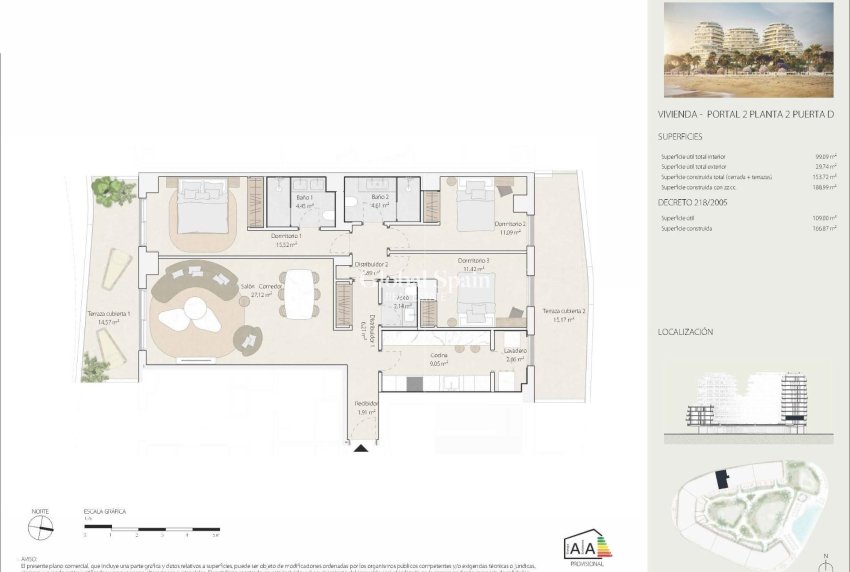 Nowo zbudowane - Apartament -
MÁLAGA - Playa de Sacaba