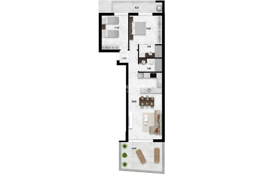 Nowo zbudowane - Apartament -
ORIHUELA COSTA - LOMAS DE CABO ROIG