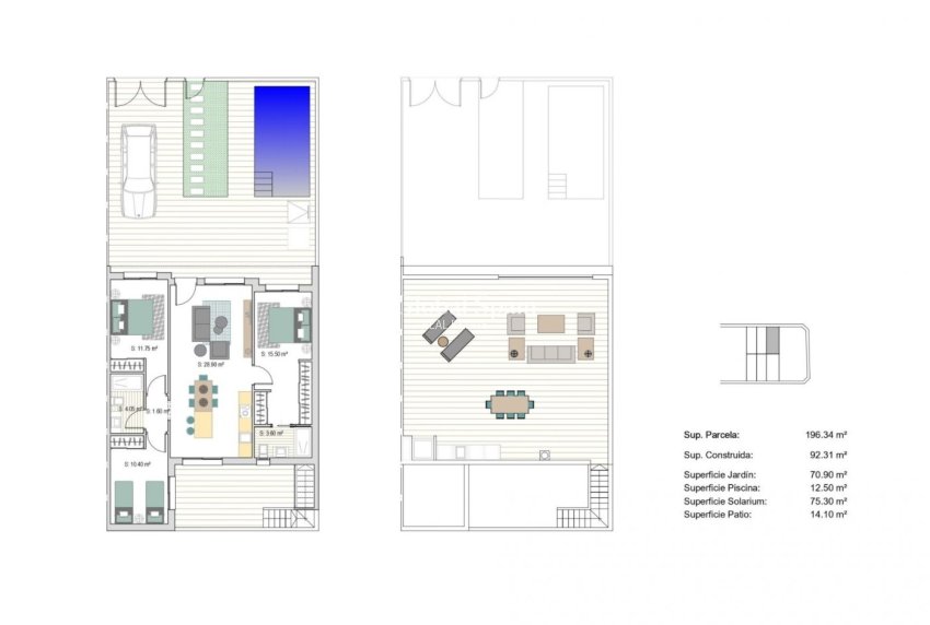 Nowo zbudowane - DOM -
SAN JAVIER - 