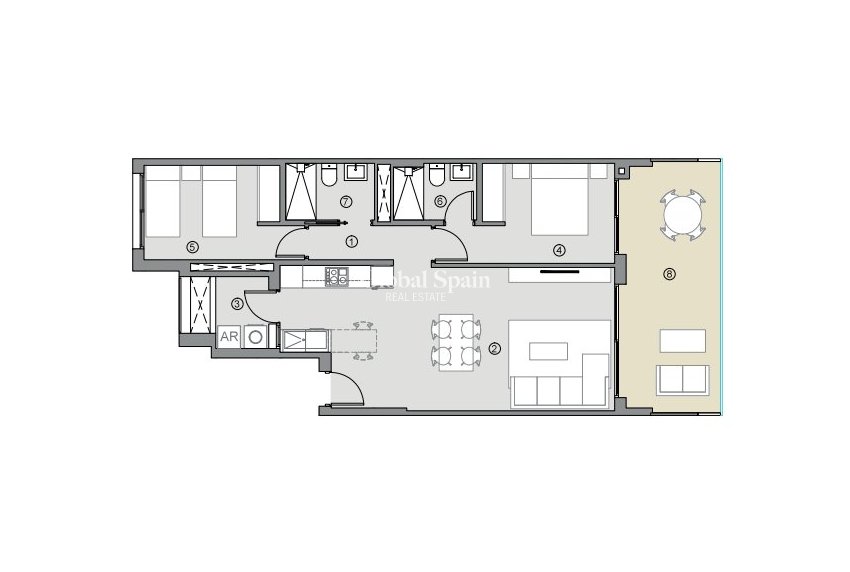 Nowo zbudowane - MIESZKANIE -
ORIHUELA COSTA - Punta Prima