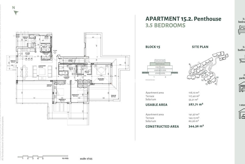 Nowo zbudowane - PENTHOUSE -
BENAHAVÍS - Parque Botanico