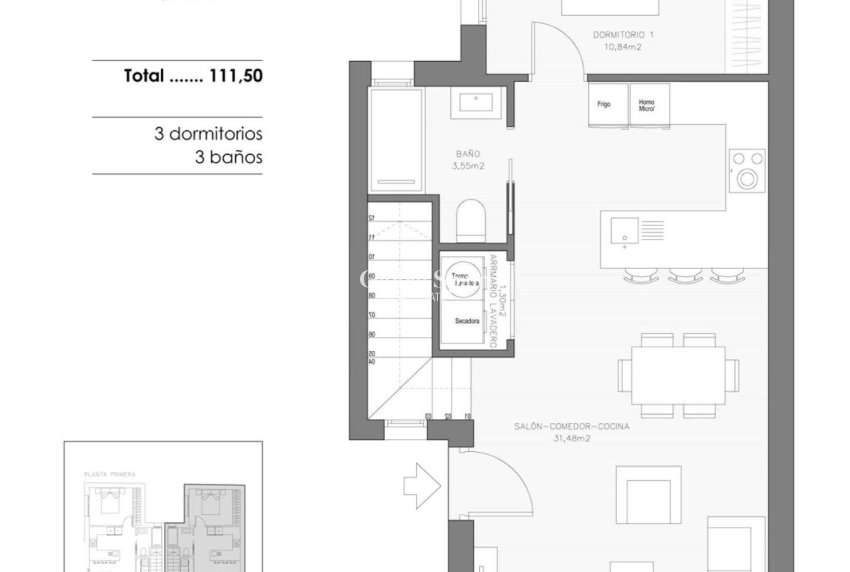 Nowo zbudowane - PENTHOUSE -
BENEJÚZAR - pueblo