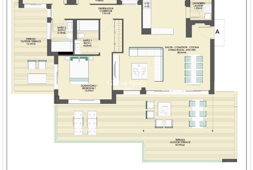 Nowo zbudowane - PENTHOUSE -
CASARES - 