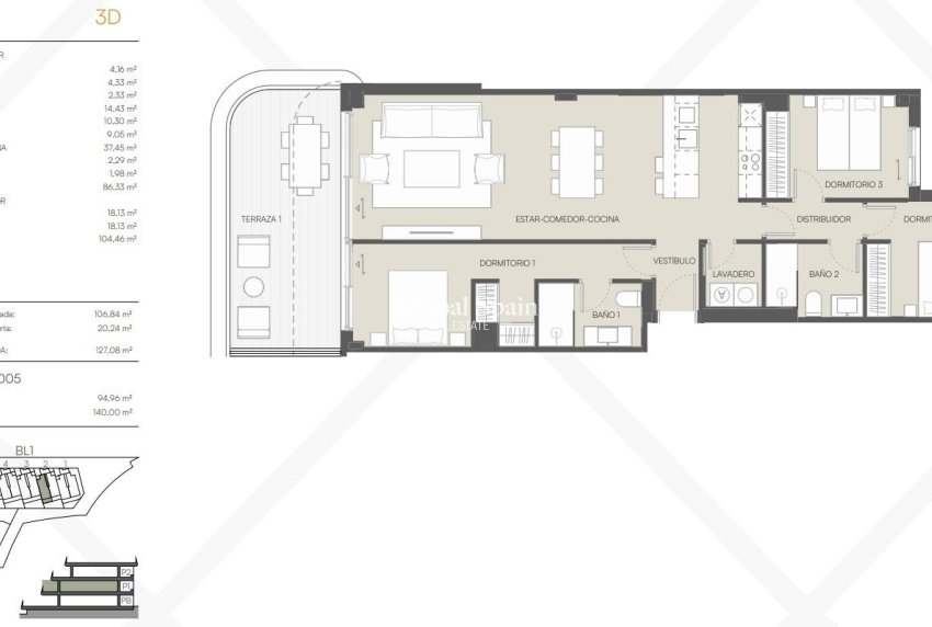 Nowo zbudowane - PENTHOUSE -
CASARES - 