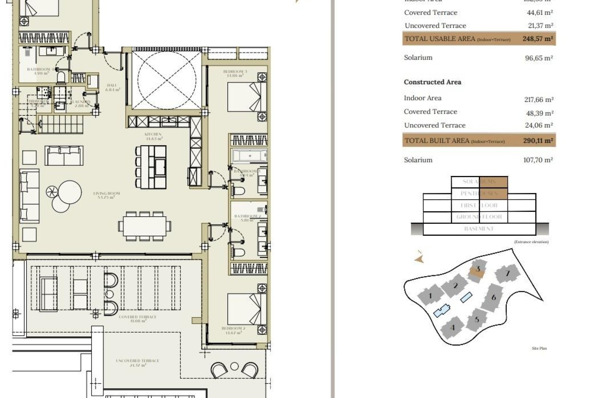 Nowo zbudowane - PENTHOUSE -
ESTEPONA - 