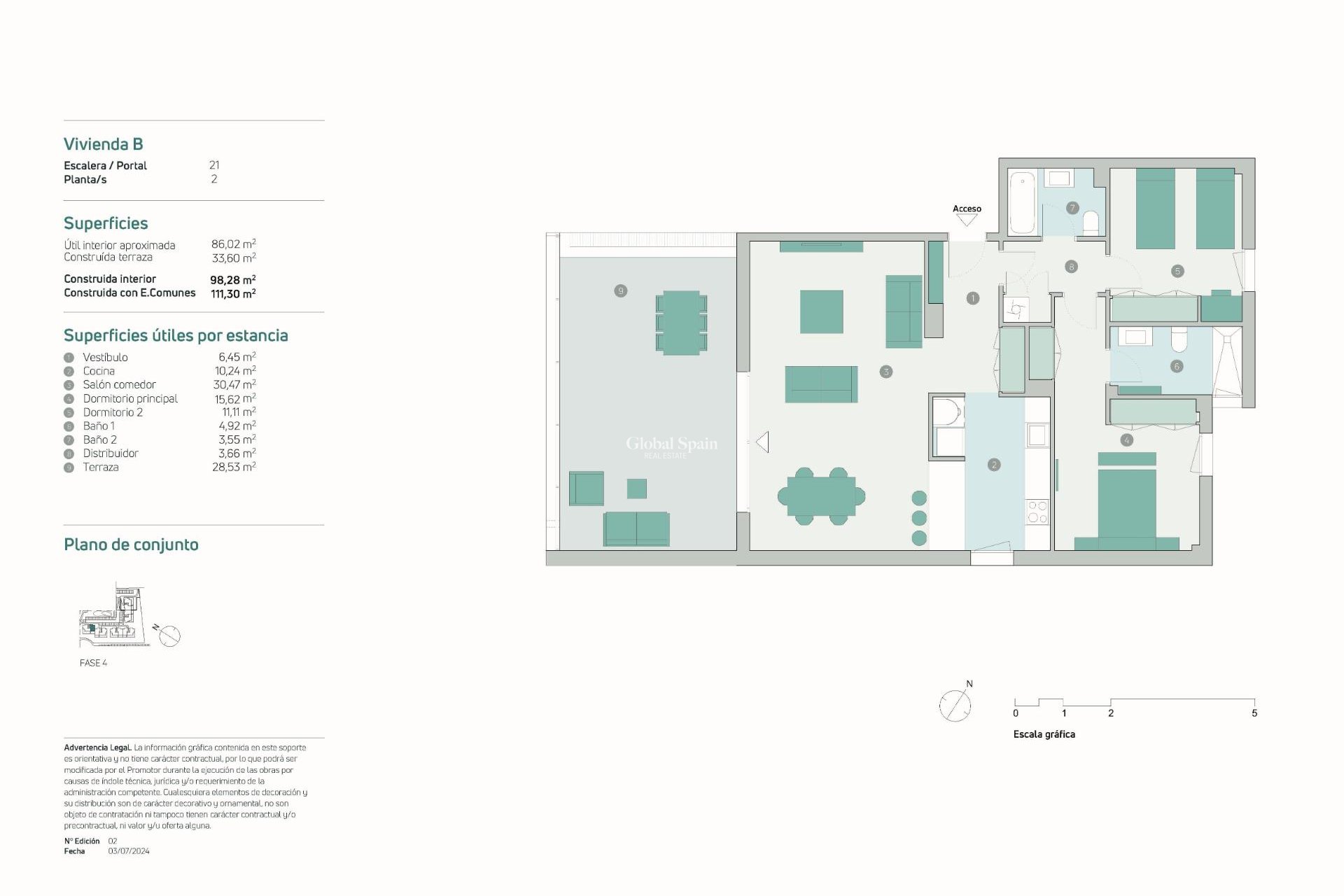 Nowo zbudowane - PENTHOUSE -
ESTEPONA - 