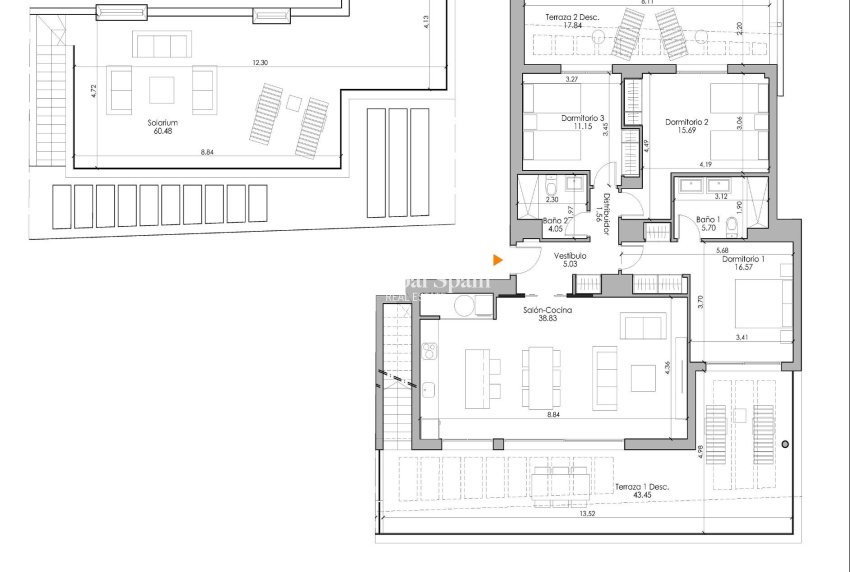 Nowo zbudowane - PENTHOUSE -
ESTEPONA - 