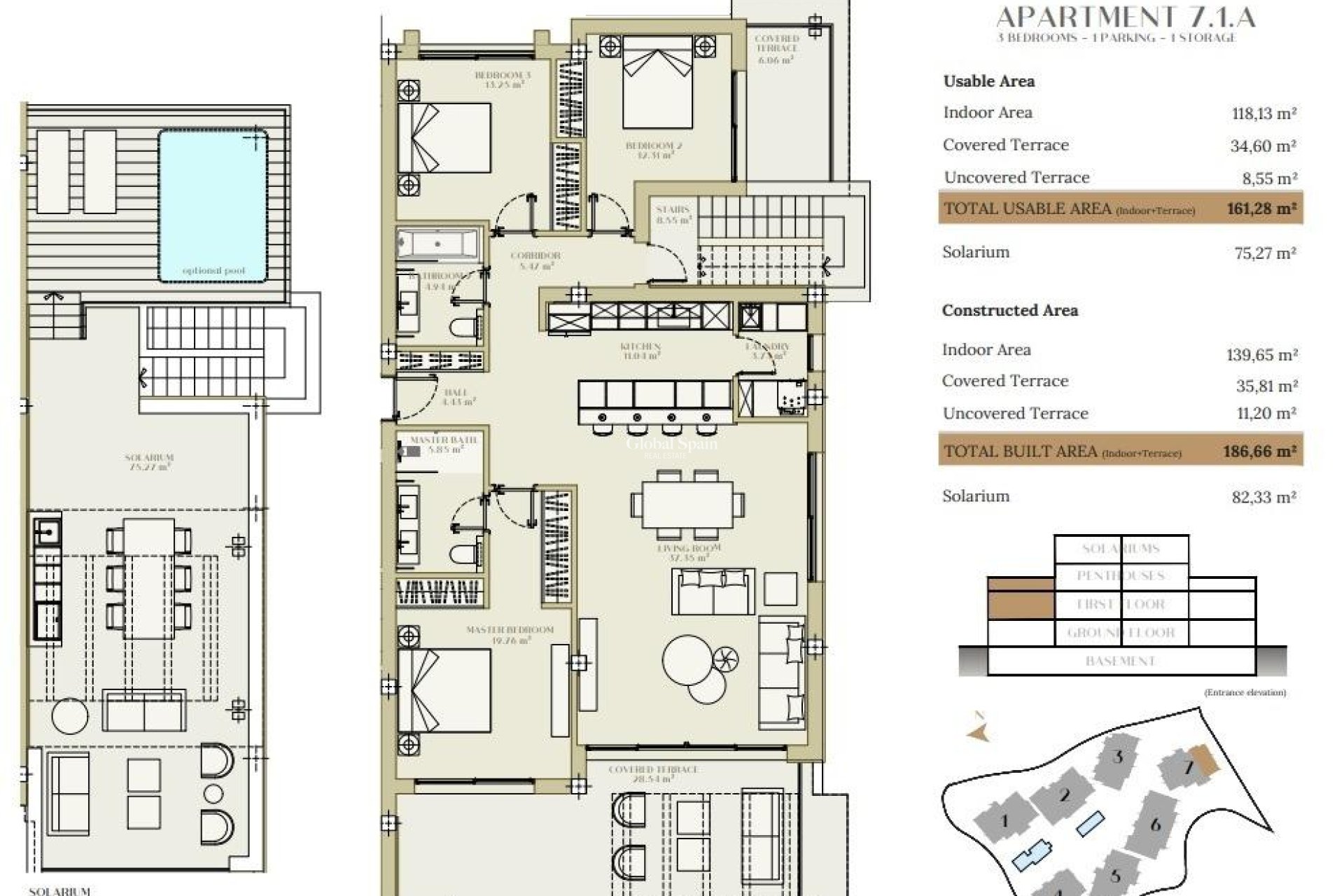 Nowo zbudowane - PENTHOUSE -
ESTEPONA - 