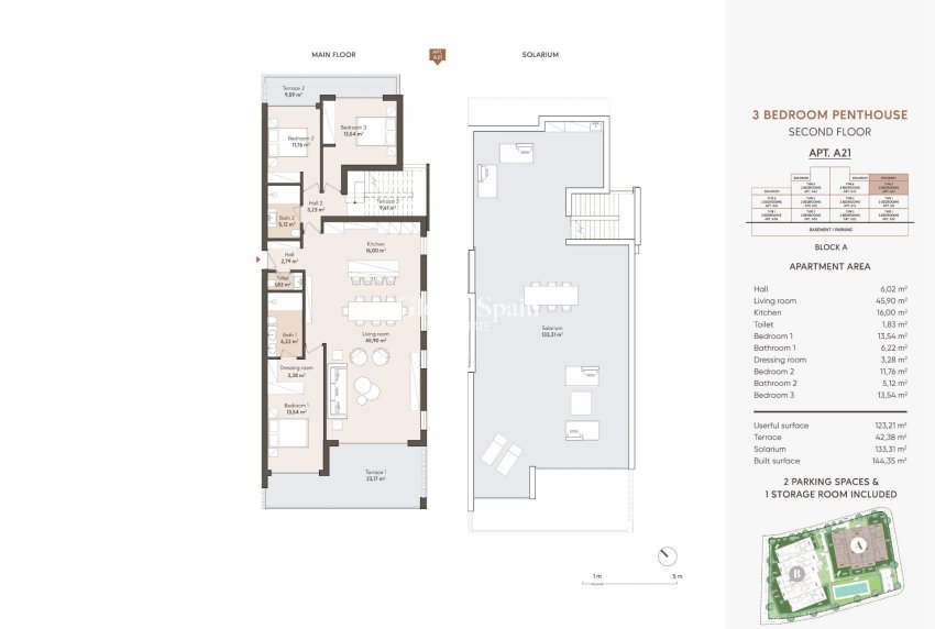 Nowo zbudowane - PENTHOUSE -
ESTEPONA - 