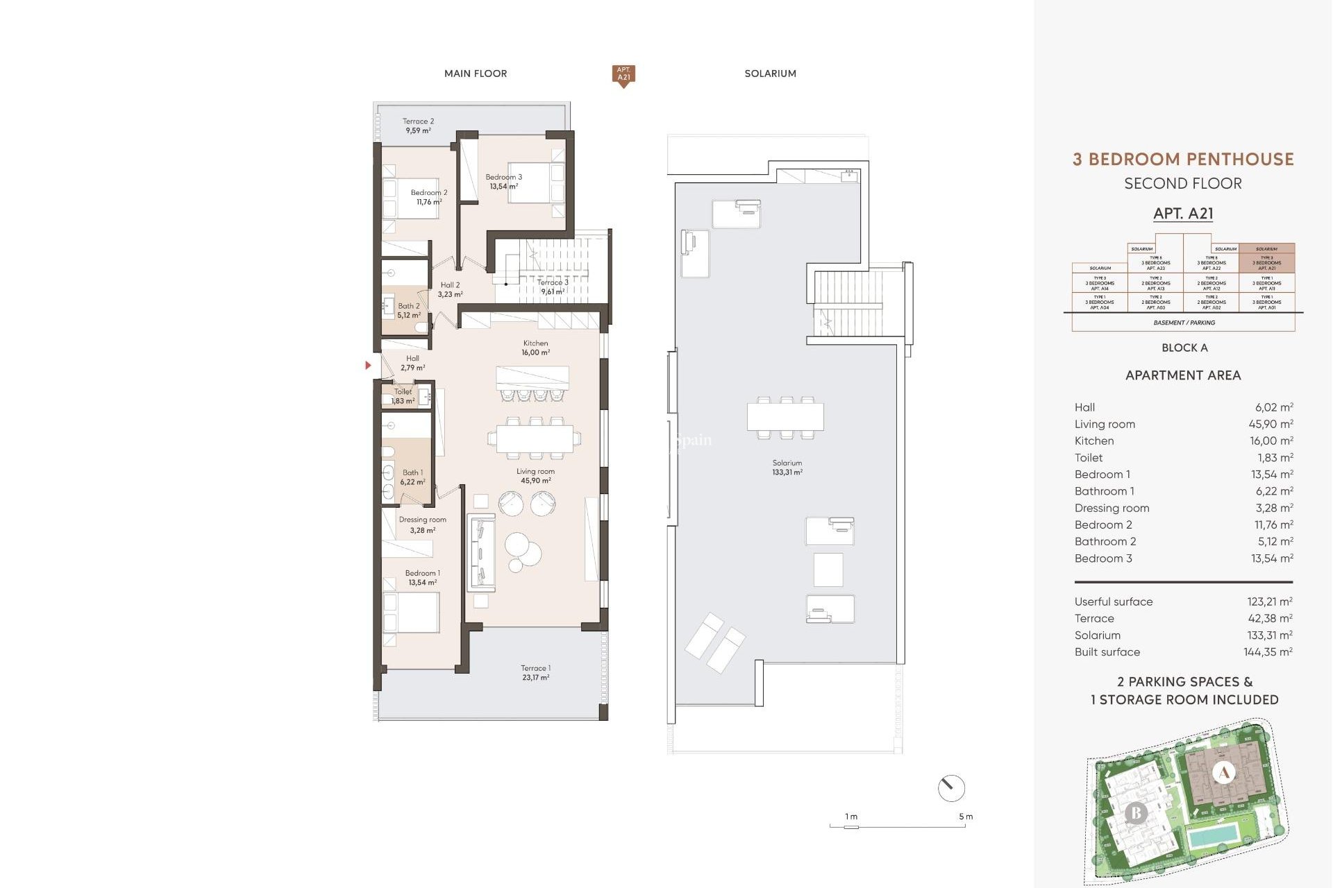 Nowo zbudowane - PENTHOUSE -
ESTEPONA - 