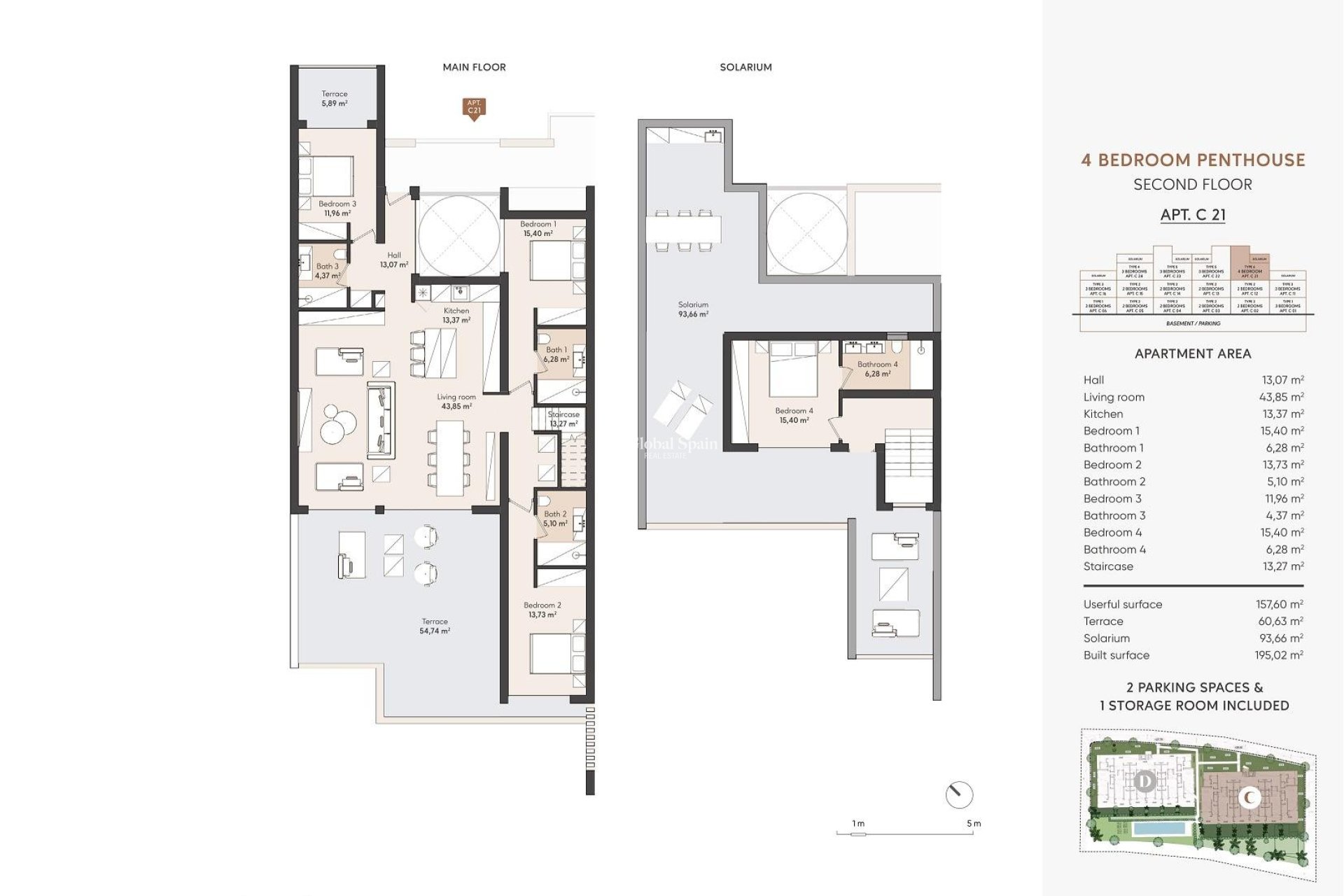 Nowo zbudowane - PENTHOUSE -
ESTEPONA - 