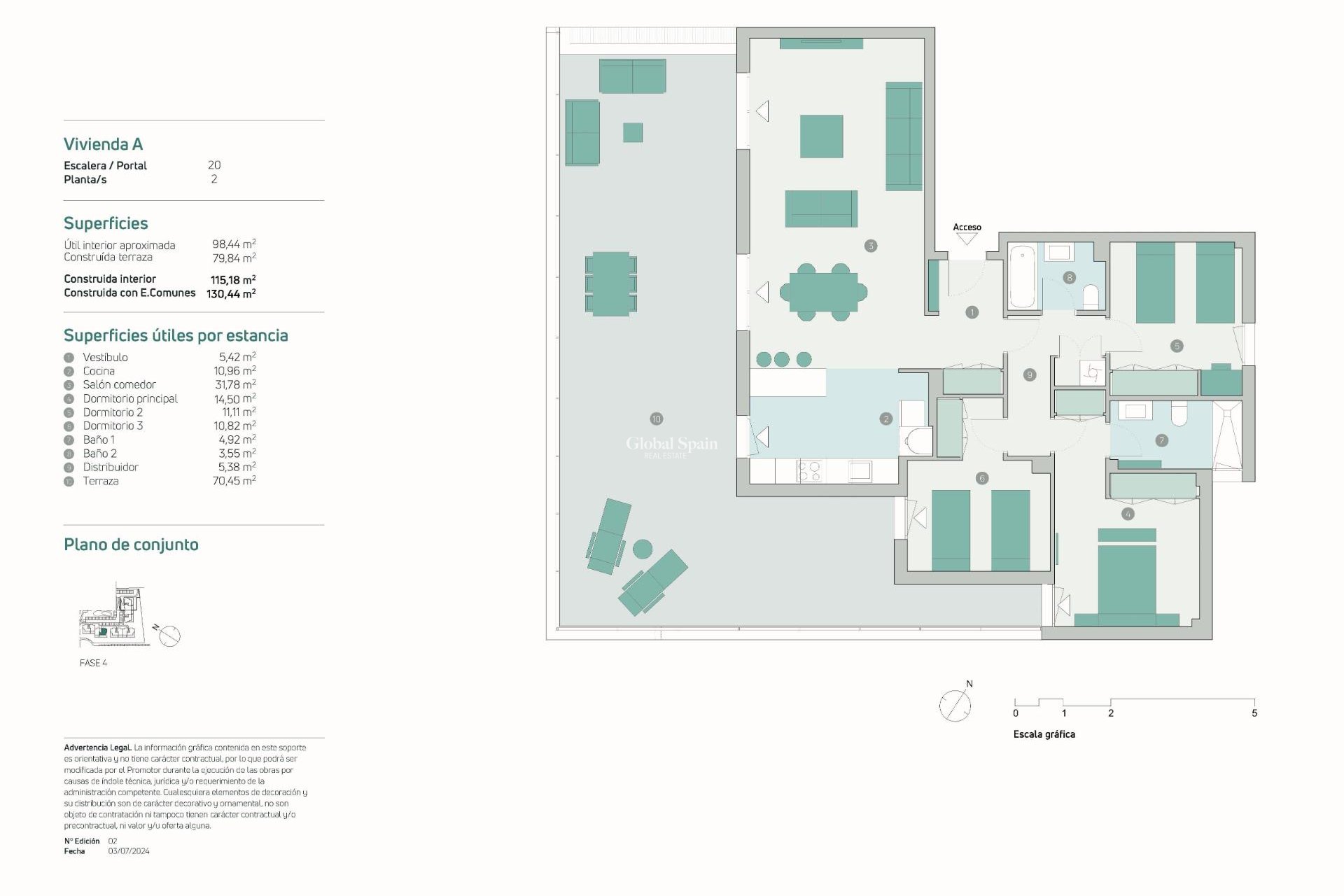 Nowo zbudowane - PENTHOUSE -
ESTEPONA - 