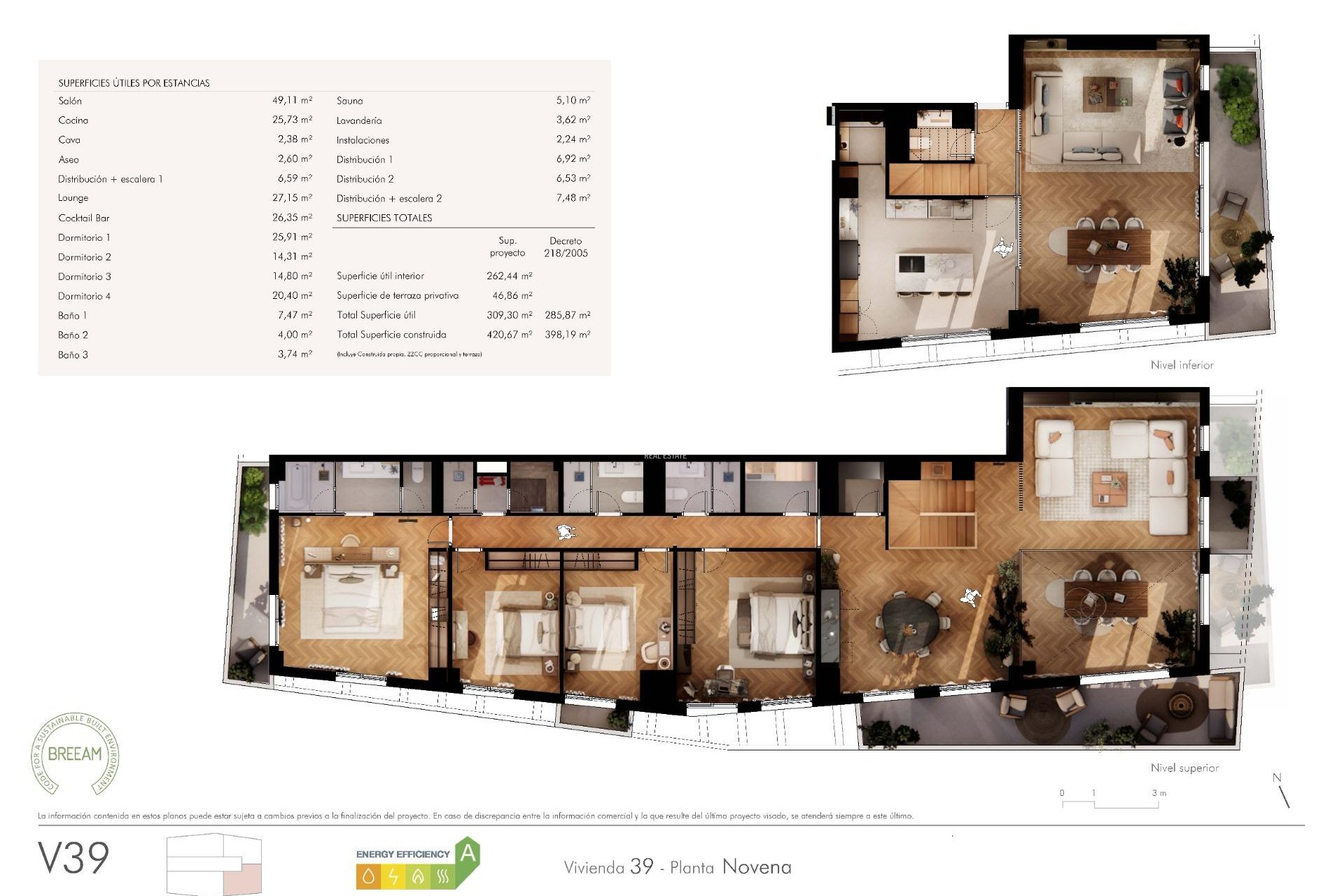 Nowo zbudowane - PENTHOUSE -
MÁLAGA - Sacaba Beach