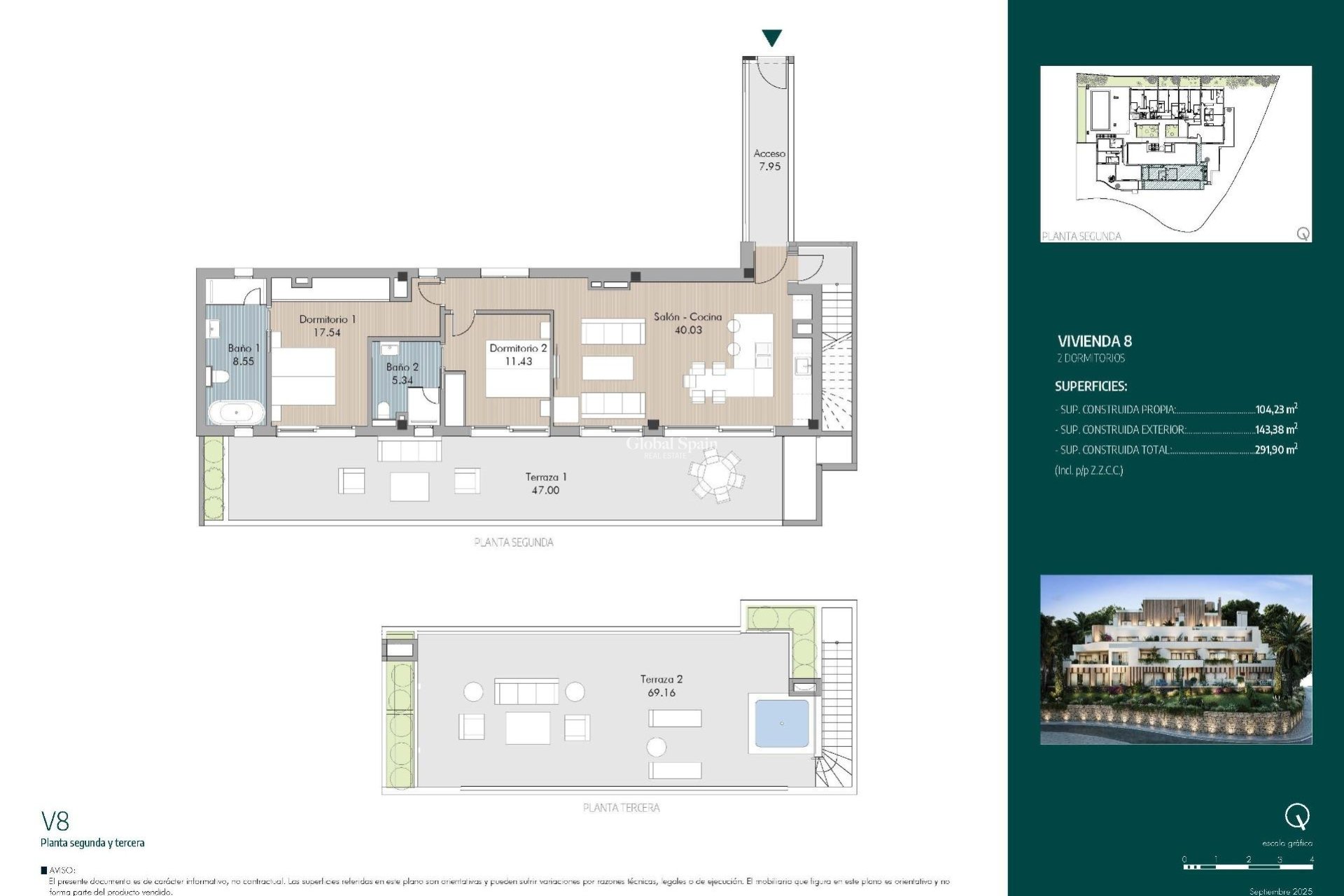 Nowo zbudowane - PENTHOUSE -
MARBELLA - Golf Rio Real