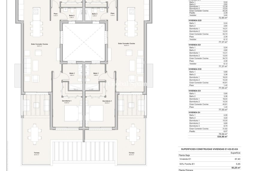 Nowo zbudowane - PENTHOUSE -
MOJÁCAR - Playa De Macenas