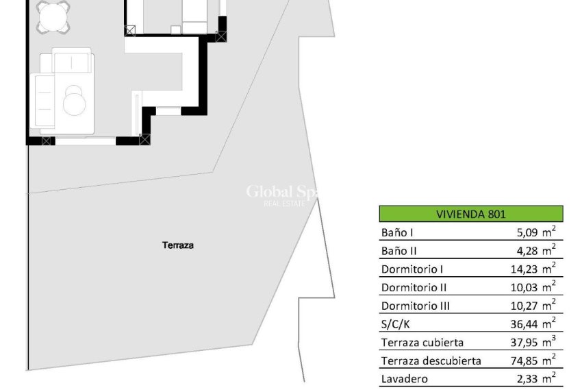 Nowo zbudowane - PENTHOUSE -
SAN MIGUEL DE SALINAS - Pueblo