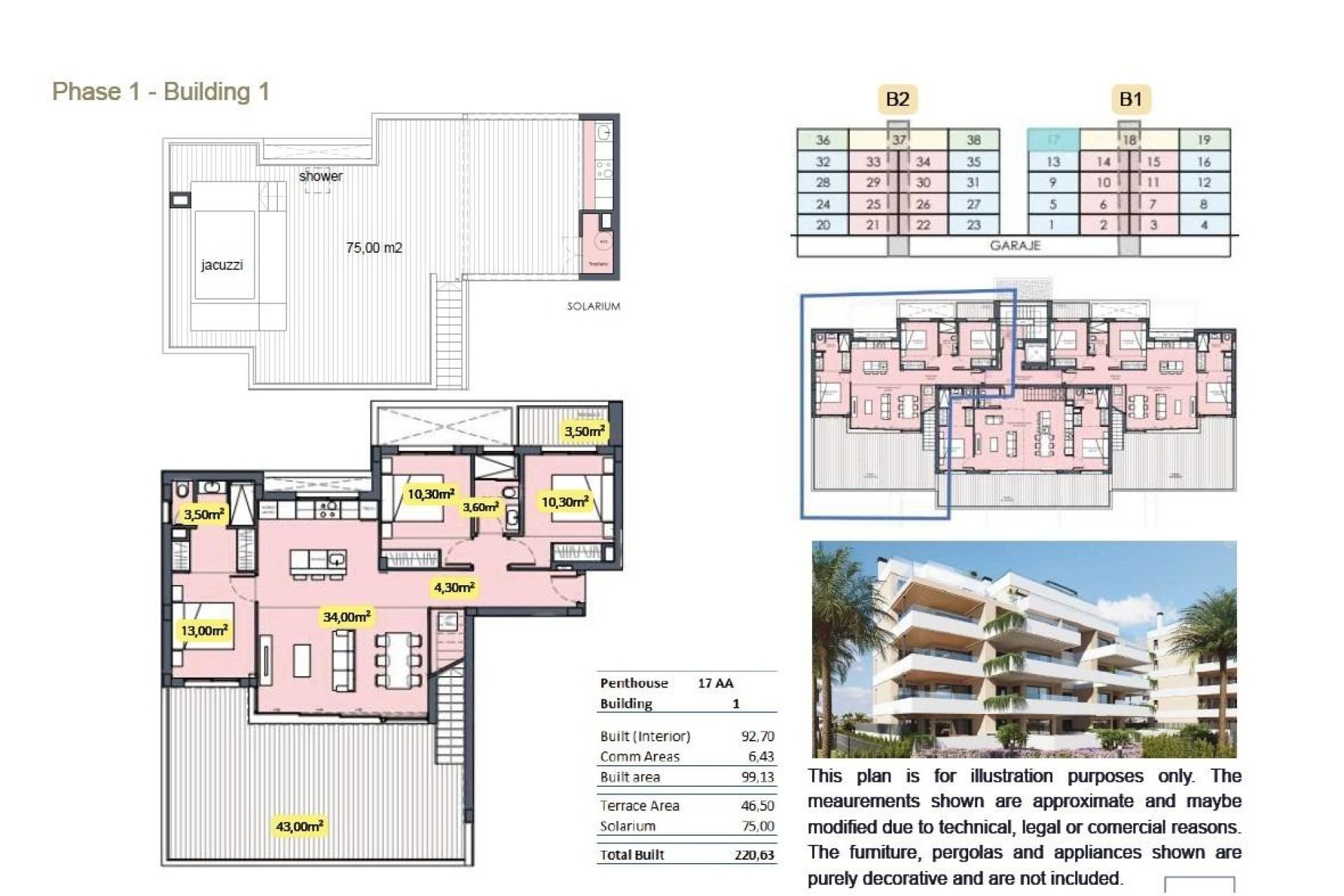 Nowo zbudowane - PENTHOUSE -
TORRE PACHECO - Santa Rosalia Lake And Life Resort