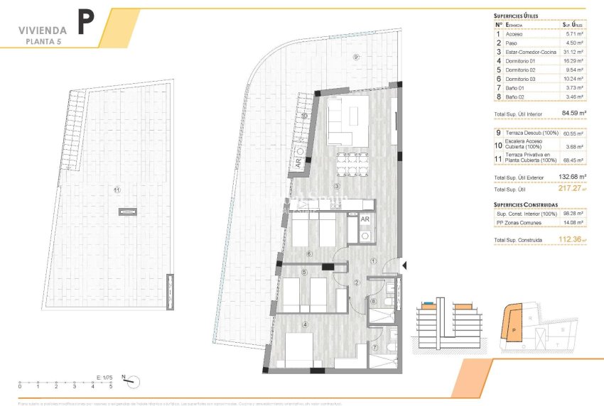 Nowo zbudowane - PENTHOUSE -
TORREVIEJA - Center