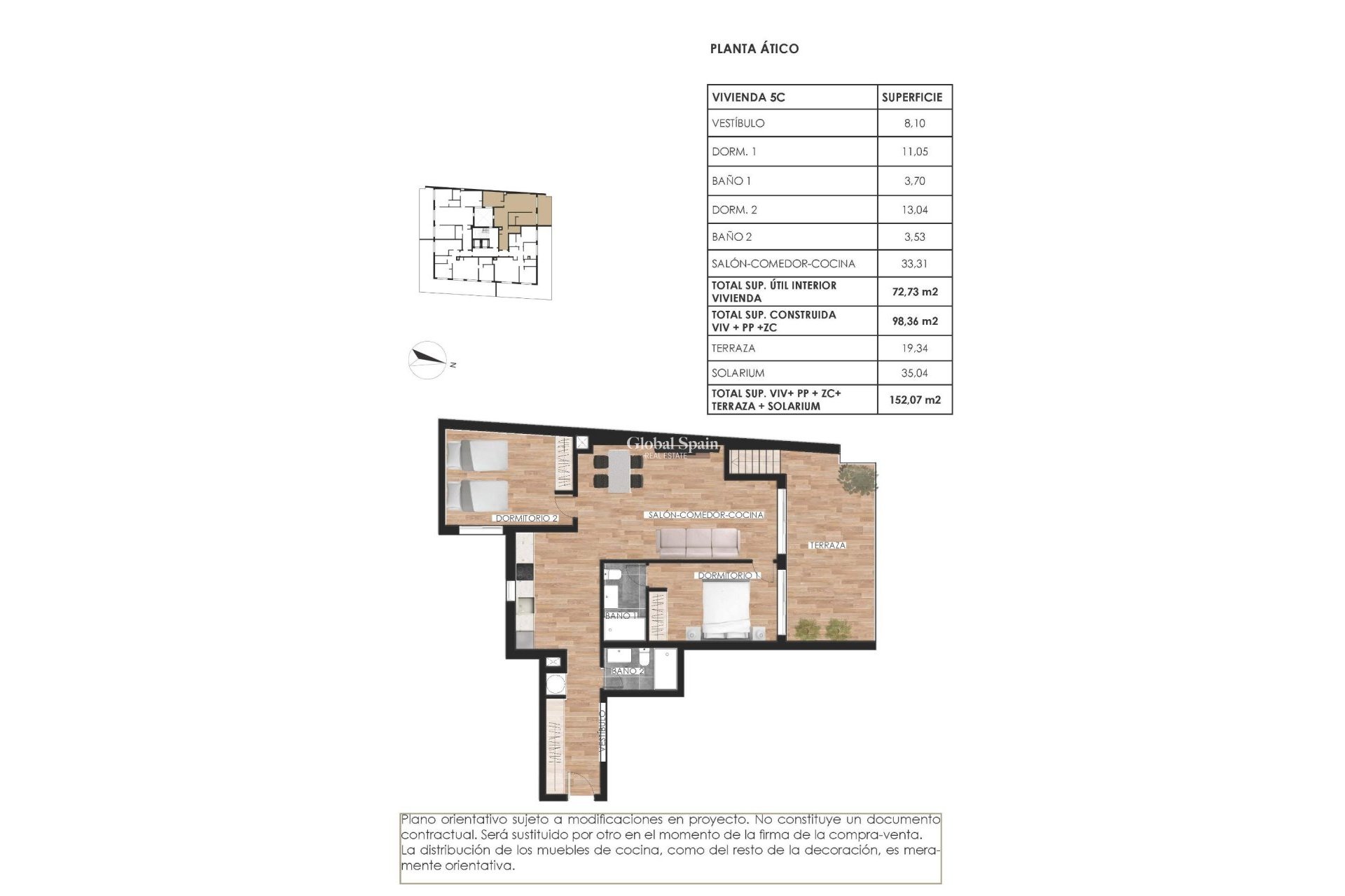 Nowo zbudowane - PENTHOUSE -
TORREVIEJA - Parque de las Naciones