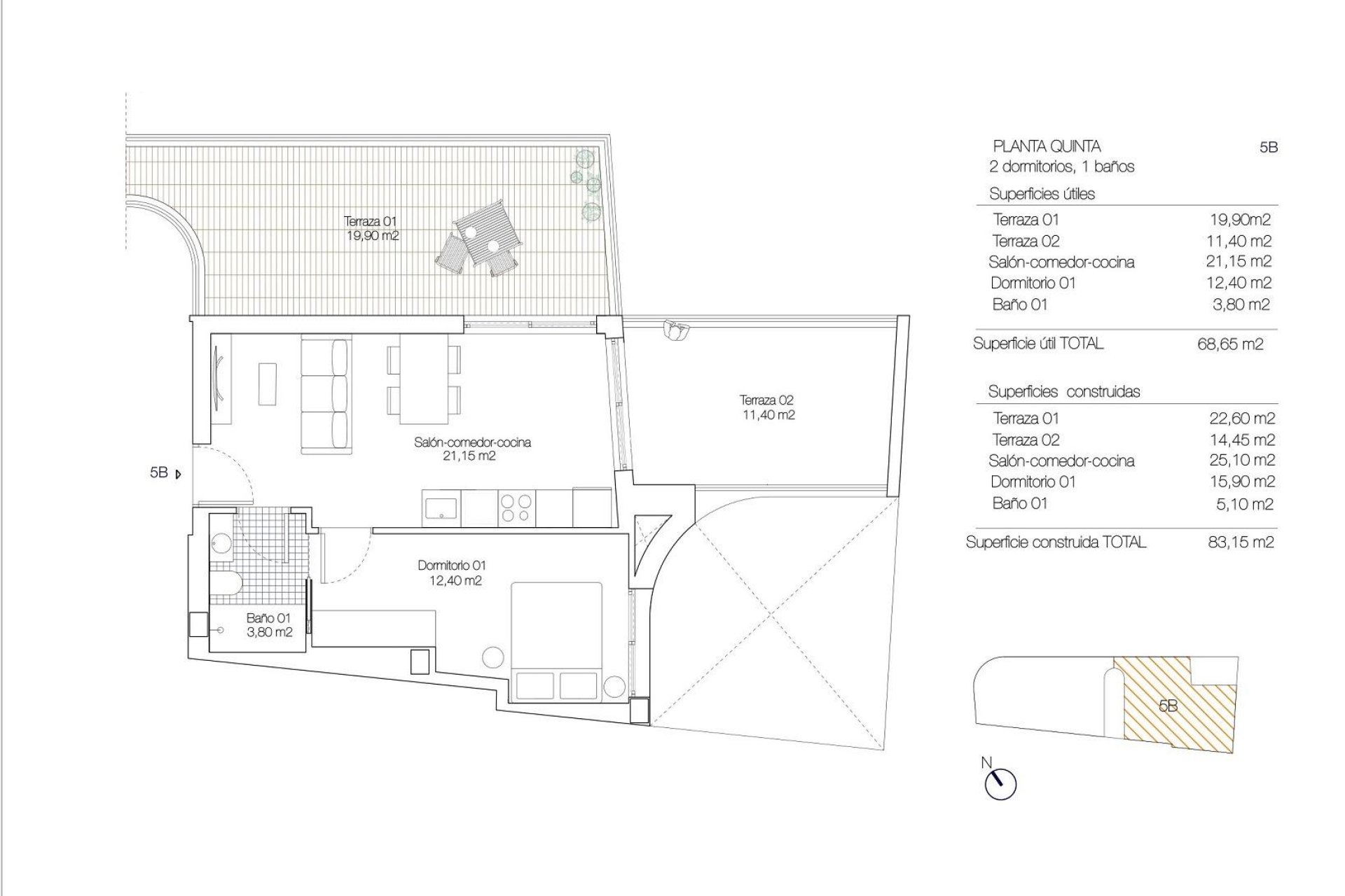 Nowo zbudowane - PENTHOUSE -
TORREVIEJA - Playa de los Locos