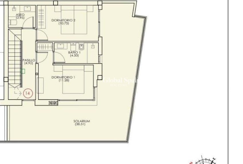 Nowo zbudowane - PENTHOUSE -
TORREVIEJA - Playa del Cura