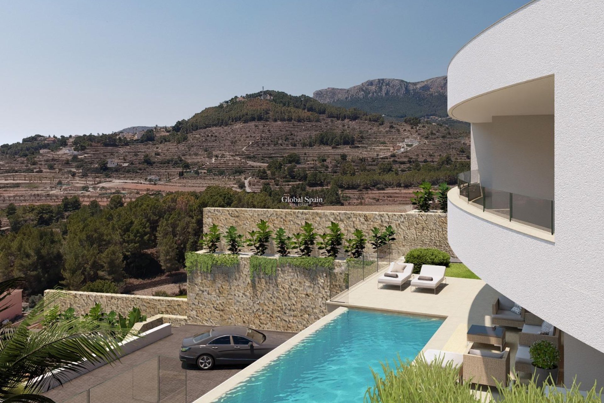 Nowo zbudowane - WILLA  -
CALPE - Empedrola
