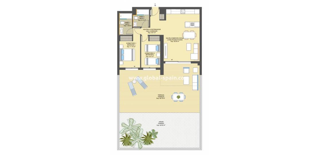 Nueva construcción  - Apartamento en Planta Baja - Campoamor