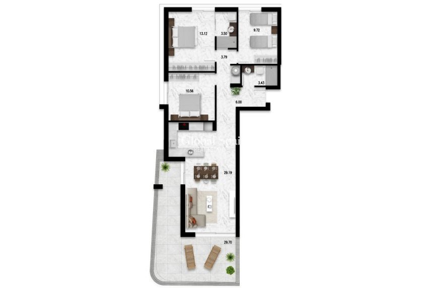 Nueva construcción  - Apartamento -
ORIHUELA COSTA - LOMAS DE CABO ROIG