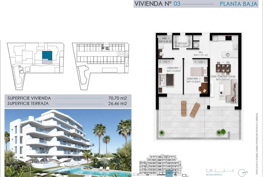 Nueva construcción  - APARTAMENTO -
PILAR DE LA HORADADA - MIL PALMERAS 