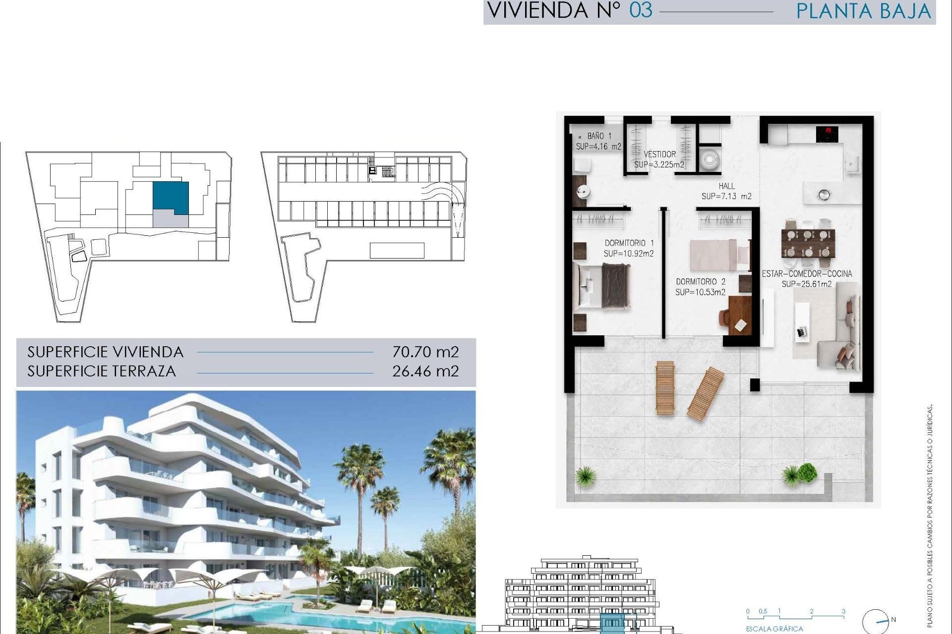 Nueva construcción  - APARTAMENTO -
PILAR DE LA HORADADA - MIL PALMERAS 