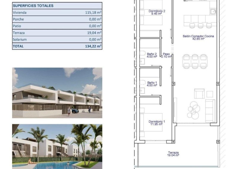 Nueva construcción  - APARTAMENTO -
PILAR DE LA HORADADA - pueblo