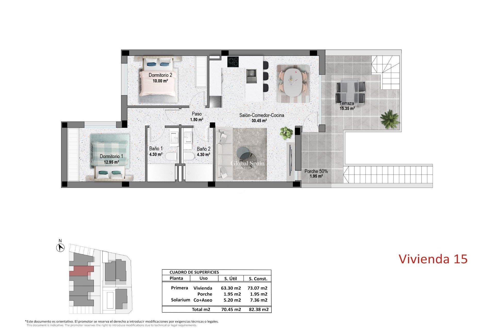 Nueva construcción  - APARTAMENTO -
PILAR DE LA HORADADA - pueblo
