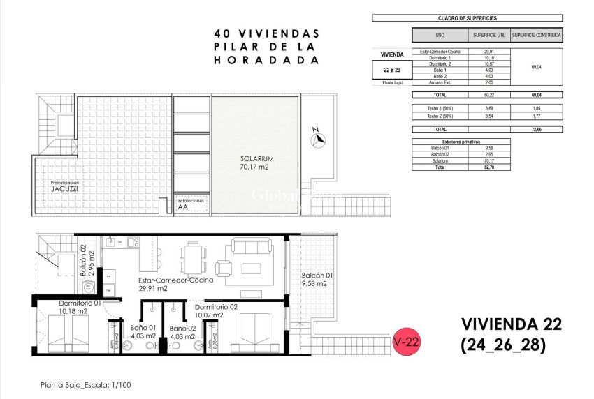 Nueva construcción  - APARTAMENTO -
PILAR DE LA HORADADA - pueblo