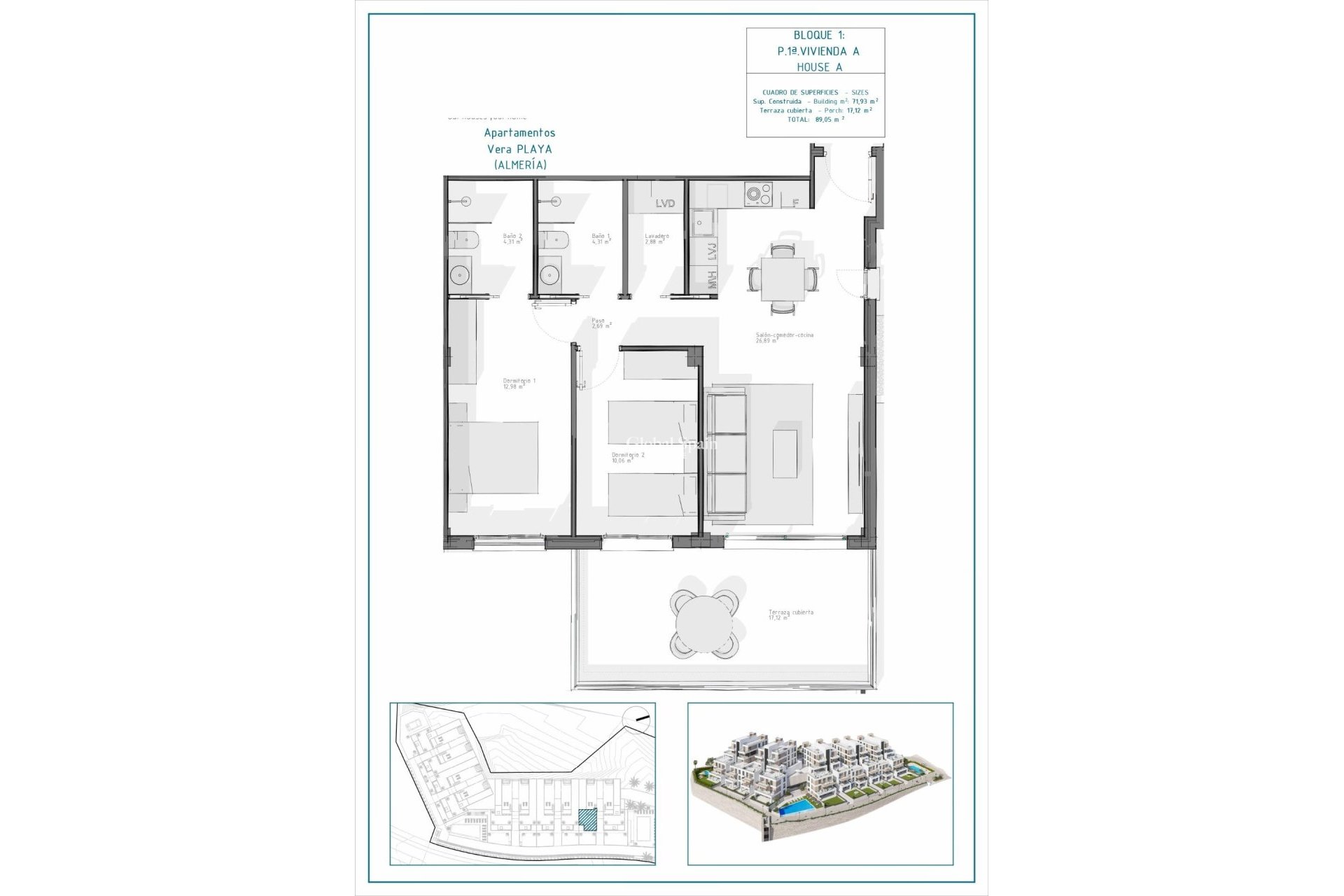 Nueva construcción  - APARTAMENTO -
VERA - Pueblo Salinas